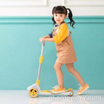 Xiaomi 700kids crianças scooter brinquedos dobráveis ​​de três rodas